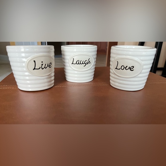 “Live Laugh Love” Votive Candle Holders - Picture 1 of 3